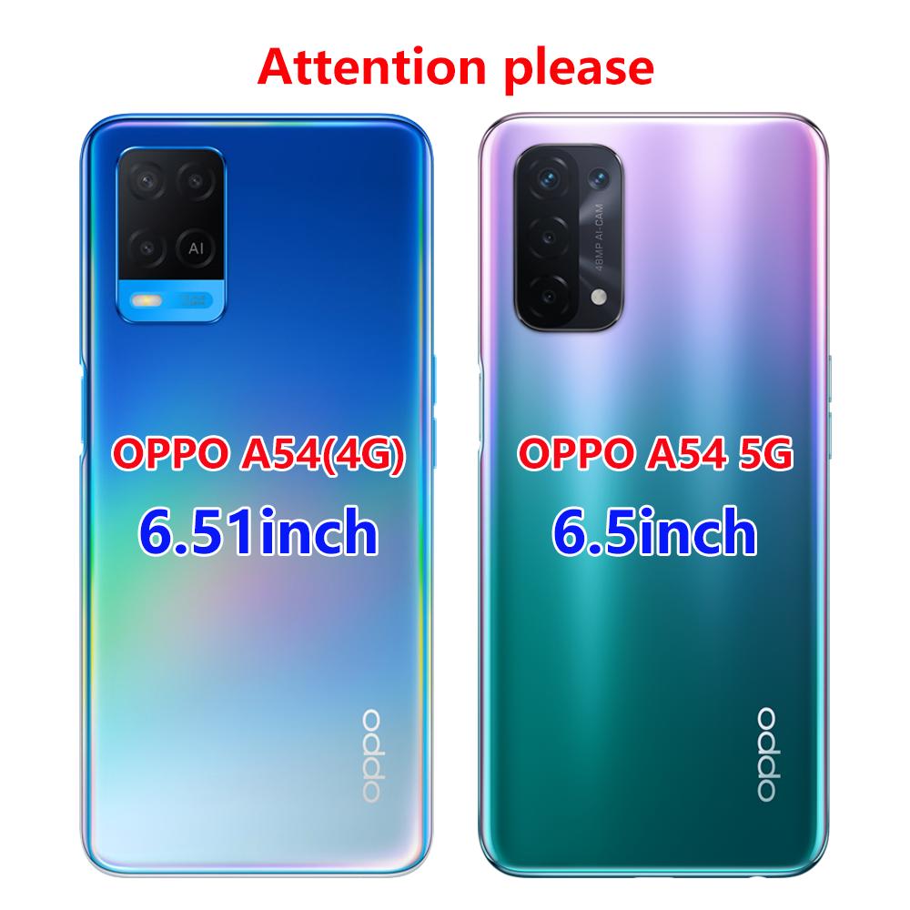 For OPPO A54 Case Back Phone Cover For OPPO A54 5G 4G Case CPH2239 CPH2195 OPPOA54 A 54 Bumper Silicon Soft Coque black tpu case