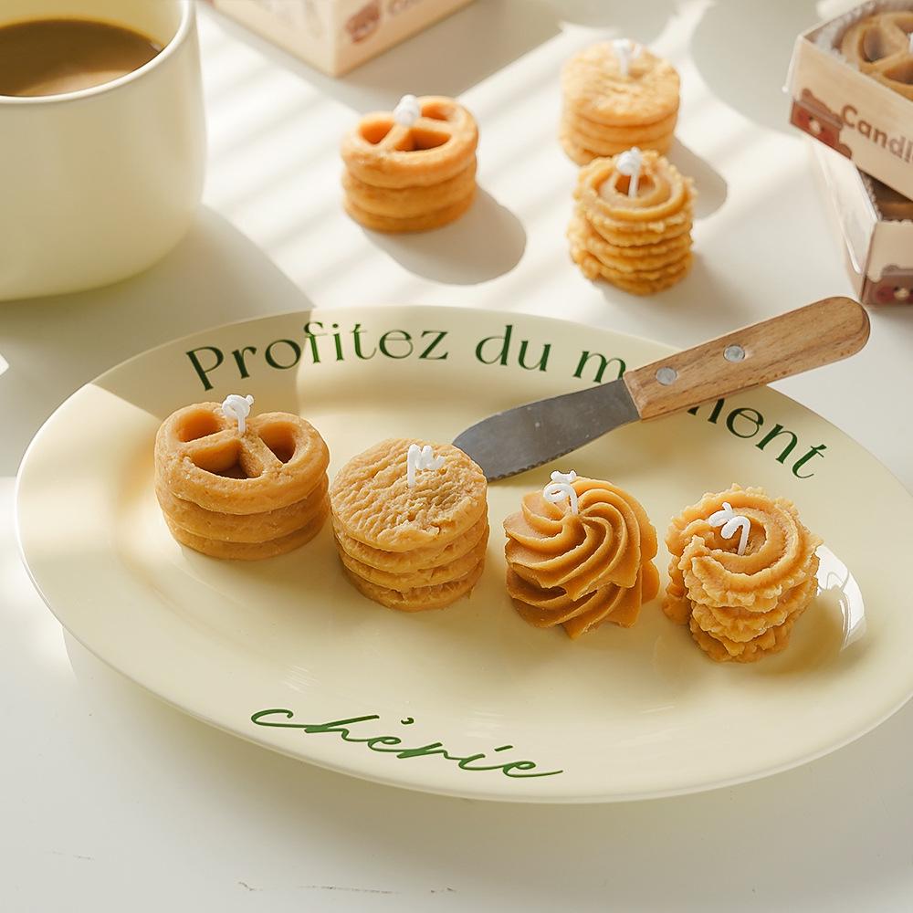 Handmade Cookie Scented Festival Party Favor Candle - Birthday & Gift Fragrance