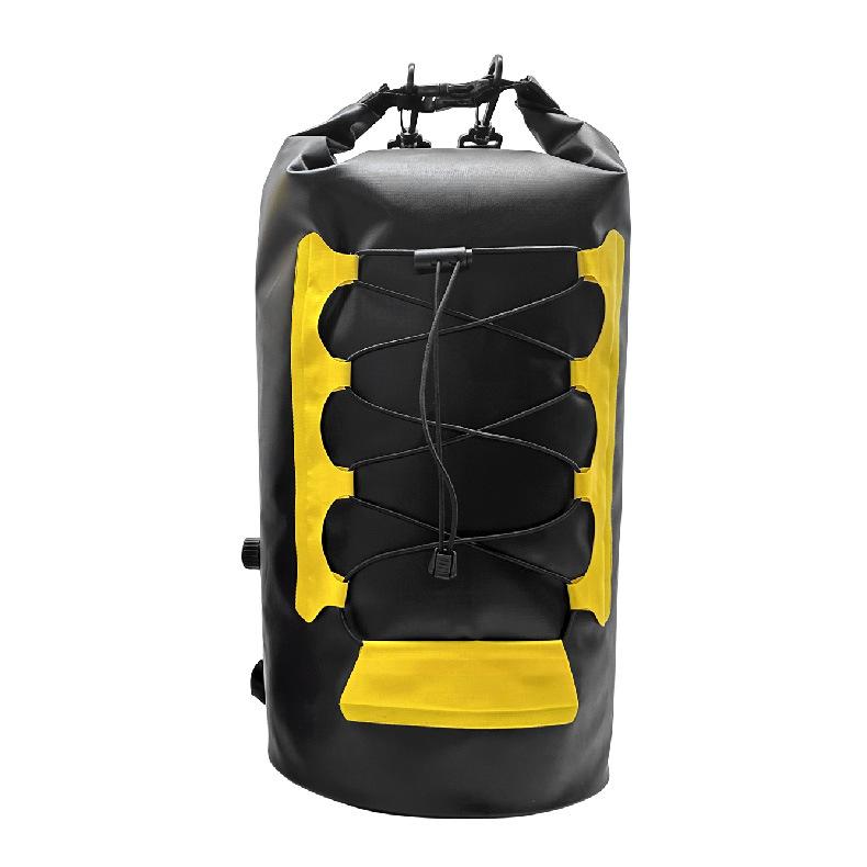 Camping thermal insulation bag, waterproof bag, double shoulder waterproof backpack, external hanging, traceway dry and wet separation bag