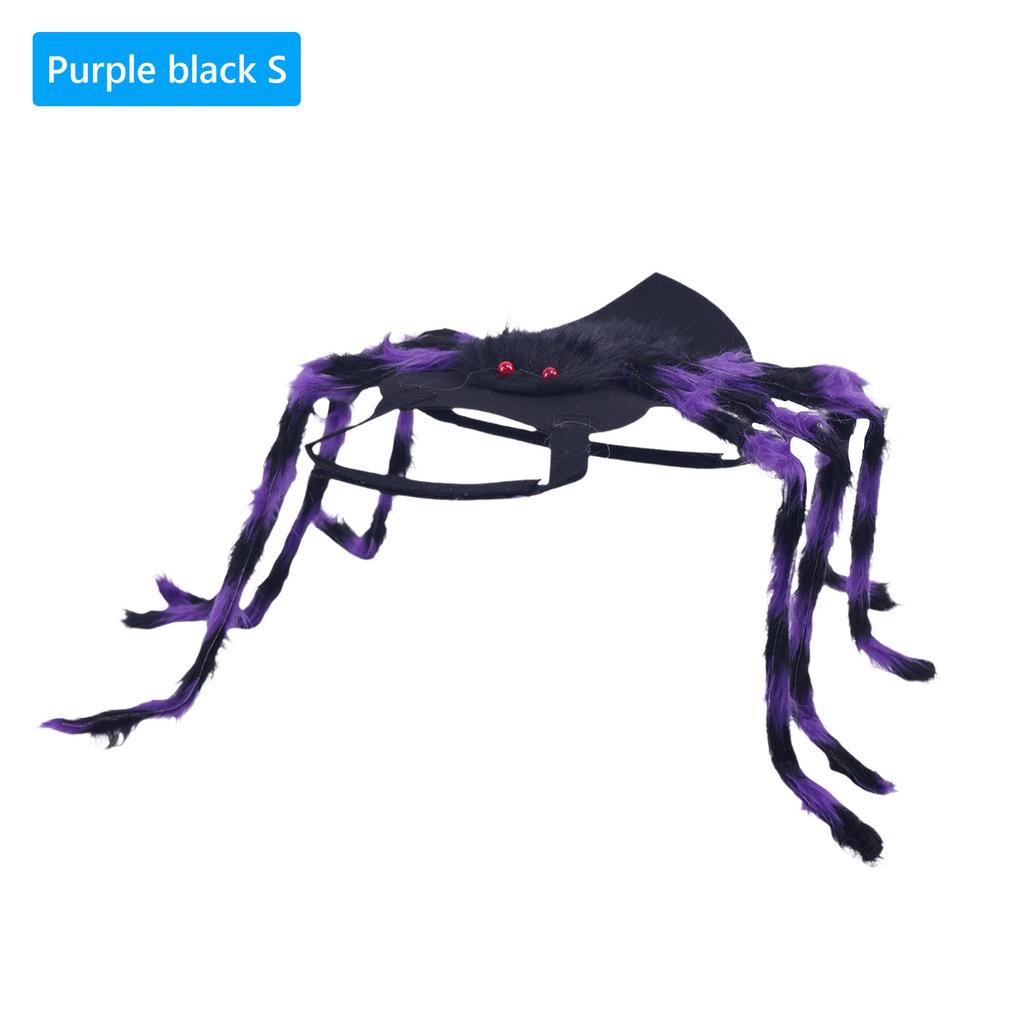 Haustier Spinnenkostüm Verstellbarer Riemen Felliges Hunde Spinnenkostüm Halloween Spinnenkostüme Weihnachtsdekorationen Haustierbedarf