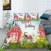 Cartoon Animal Digital Printing Bedding Two Three Piece Set Polyester