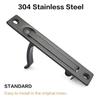 Cabinets Door Pulls Zincs Alloys Casting Auto Stick Handles Hide Required Contemporary for Closet Organizers