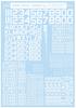 Sankomark Industries Leptogida Water Transfer Decals for Plastic 60 Numbers X Wing Decal Series Models, M01, Degrees, & Letters, White, 13.5 19.5 Cm,