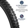 YunSCM Set of 2, 27.5x2.25 Tires, 27.5x2.25 57-584 Bicycle Tires + 27.5x1.75/2.40 Tubes with 32mm American Valves + Rim Tape + Tire Levers, Y-2114