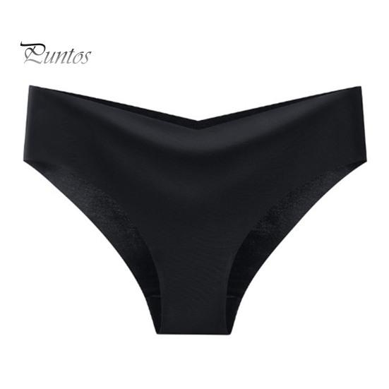 Dame truser Sømløs Middels Høyde Is Silke God Pusteevne Ensfarget Slim Fit Tynn Hurtigtørkende Casual Sport Undertøy Dame Briefs