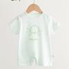 Pure Cotton Short Sleeve Baby Onesie - Newborn Summer Pajama Bodysuit