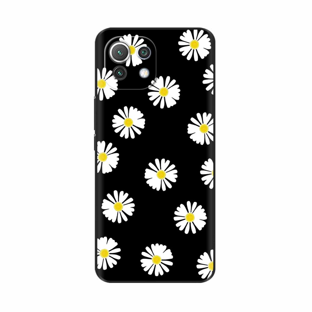 For Xiaomi Mi 11 Lite 5G NE Case Painted Soft Silicon Phone Back Cover For Xiomi Mi 11 Lite Case Mi 11 Lite Mi11 11i Shell Cover