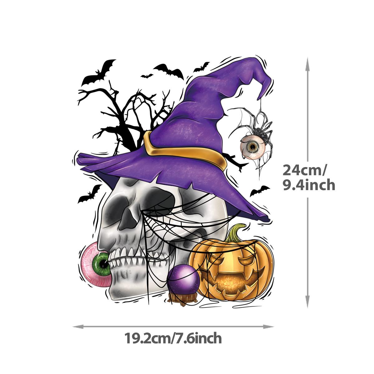 

Хэллоуин Призрачный утюг на заплатах Термоклейкая передача Аксессуары для рукоделия Художественное ремесло Гладильная одежда Аппликация Моющаяся термонашивка