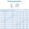 Hexagon Hex Nuts Metric DIN934 M2 M2.5 M3 M4 M5 M6 M8 M10 M12 M14 M16 M18 M20 M22 M24 Carbon Steel Stainless Steel Hex Nuts