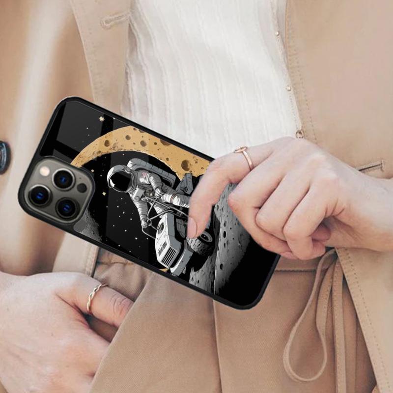 

Mowing The Moon Magnetic Phone Case For APPLE iPhone 17 Air 16 14 13 12 Pro Max 15 Plus Wireless Charge With MagSafe Cover iPhone 14