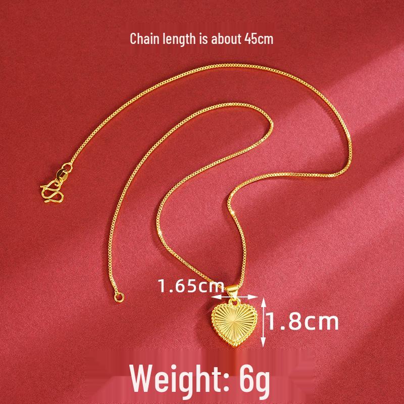 Elegancki Złoty Zestaw Biżuterii Wietnamskiej z Motylem: Długotrwały naszyjnik, pierścionek, kolczyki, bransoletka