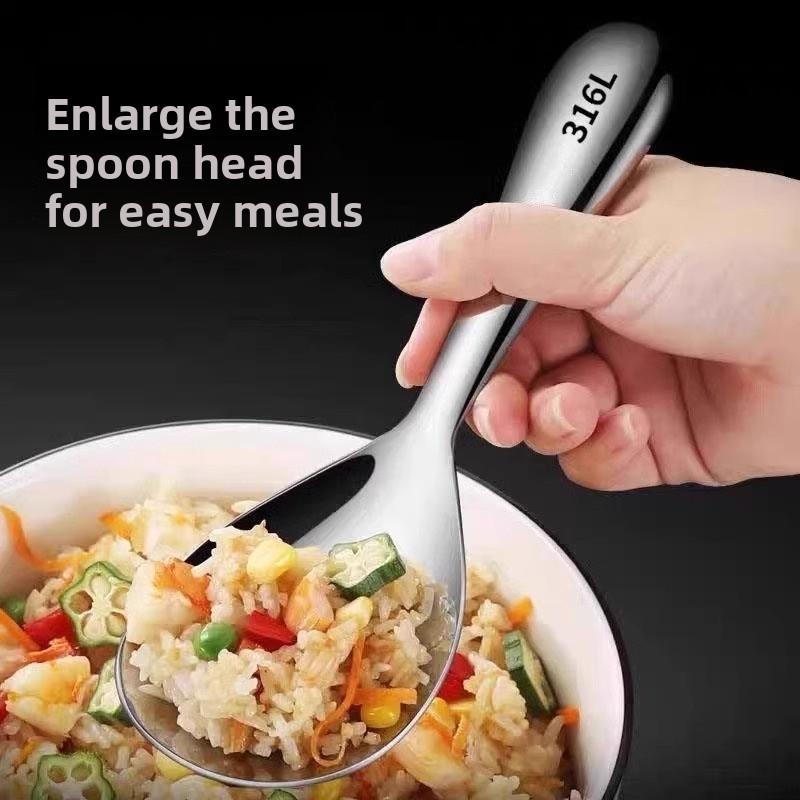 Food-grade Kitchen Super Thick Long-handle Household Rice Cooker Rice Spoon