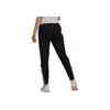 Adidas Logo Print Drawstring Straight-Leg Sweatpants Women Bottoms Black GS1383