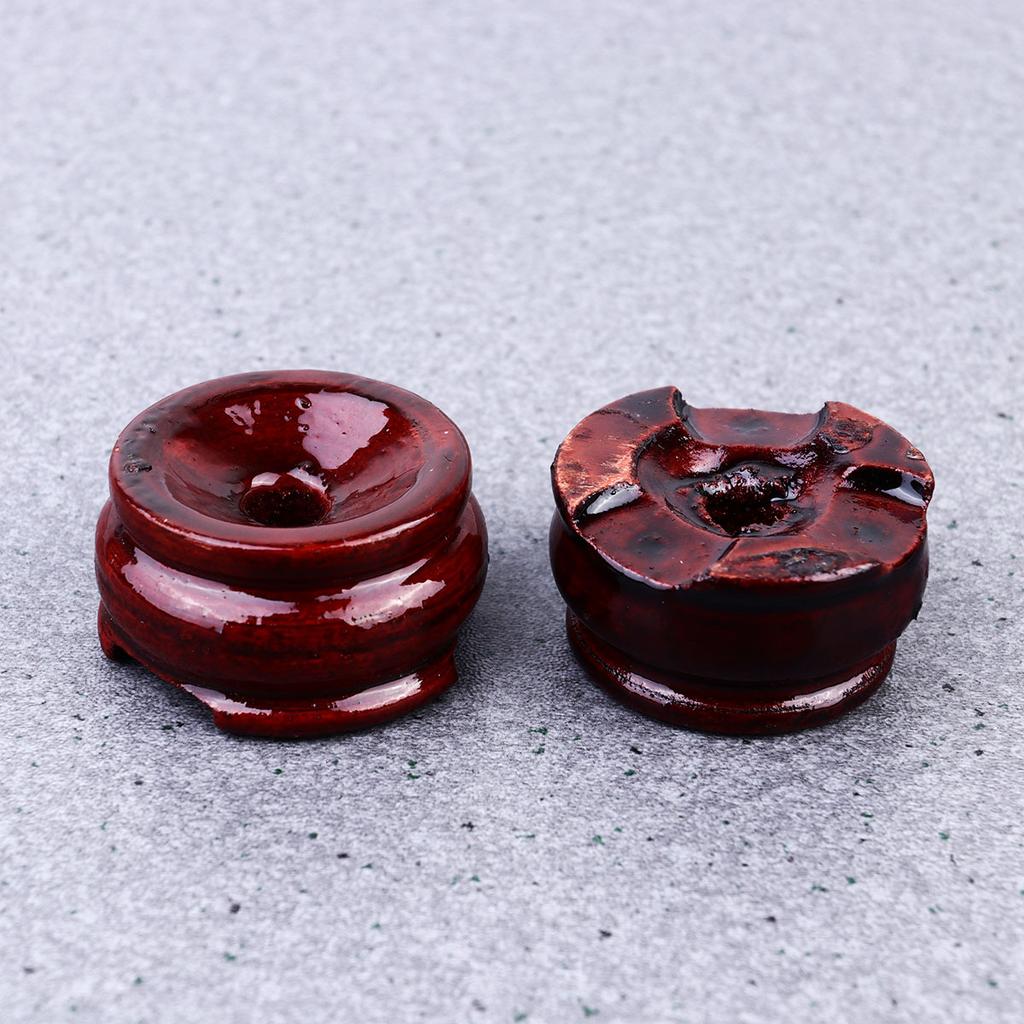 3Pcs Crystal Ball Wooden Bases Vintage Glass Ball Holder Size 3 DIY Display Stand Decorative Supplies for Round Balls