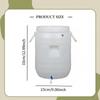 Honey Pail Organizer Durable Plastic Multipurpose Storage Bin with Lid for Fishing Camping Home
