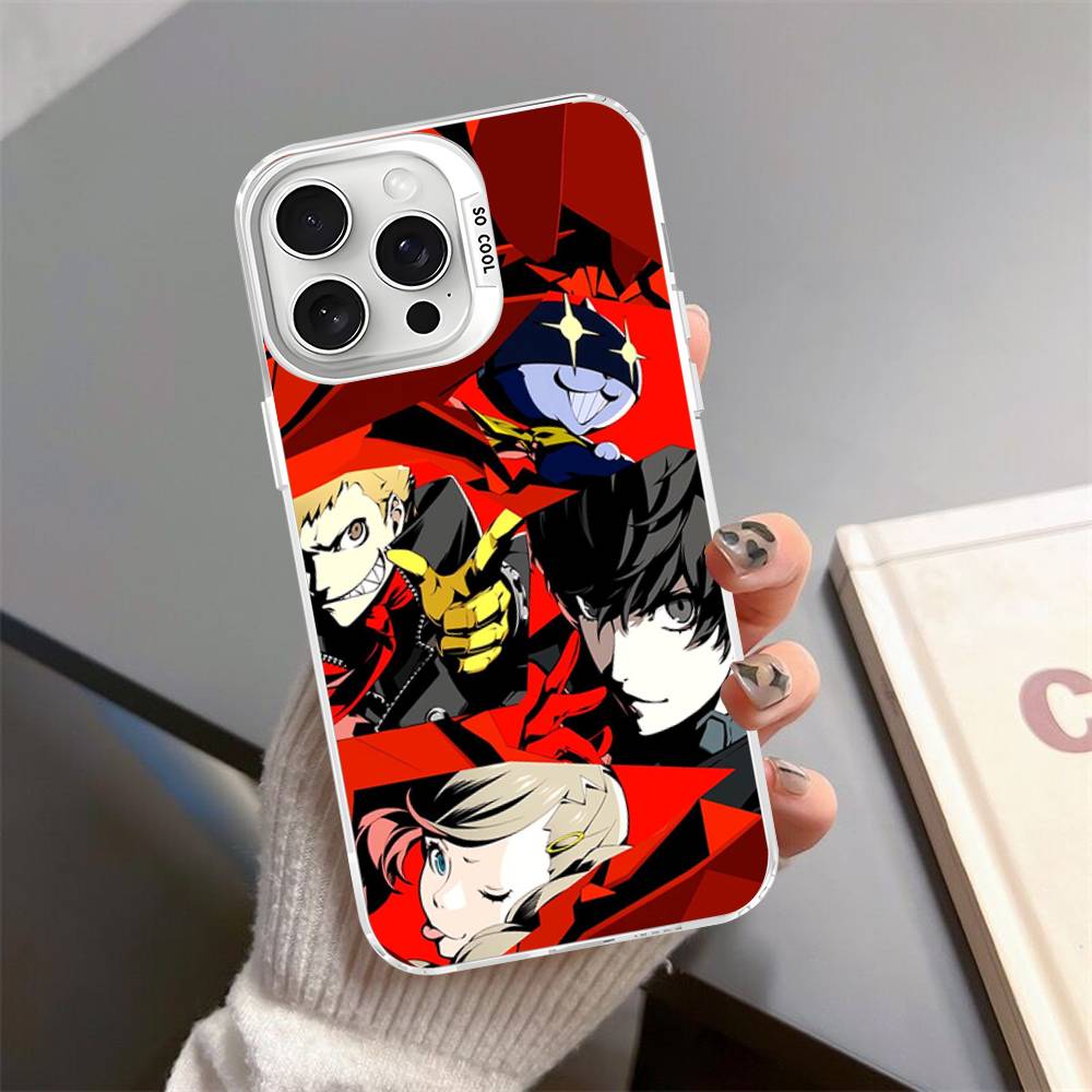 Persona 5 Colorful Phone Case For iPhone 17 16 15 14 13 12 11 Pro Max Plus Matte Cover