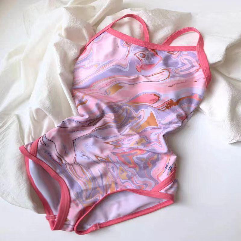 Womens One-Piece Swimsuit Swimming Pool Racing Tummy Control Plus Size Comfort Fit