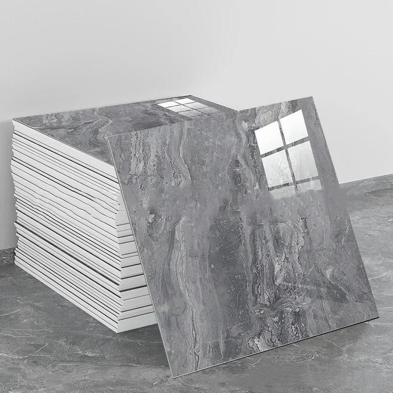 Foam Imitation Tile 3D Wall Stickers Waterproof Bathroom Living Room Kitchen Decoration 11.8x11.8in PVC Self-adhesive Wallpaper