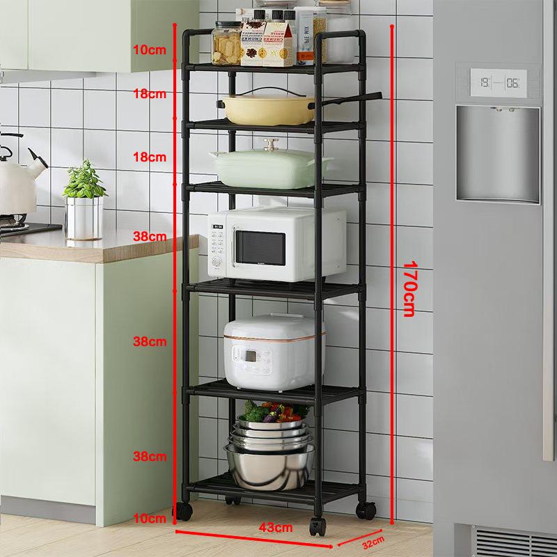 Rostfreies Mehrschichtiges Badezimmer- und Küchen-Aufbewahrungsregal Organizer