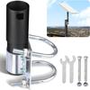 Waterproof Mount Adapter Poles Mount for Antenna Mast Poles Satellite Mast Adjustable Mount for V2 Pipe Adapter