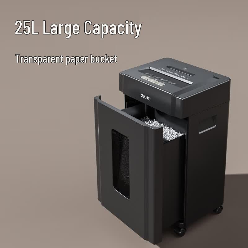 Deli 9904 Level 5 High-Security Paper Shredder CN plug (adapter included)
