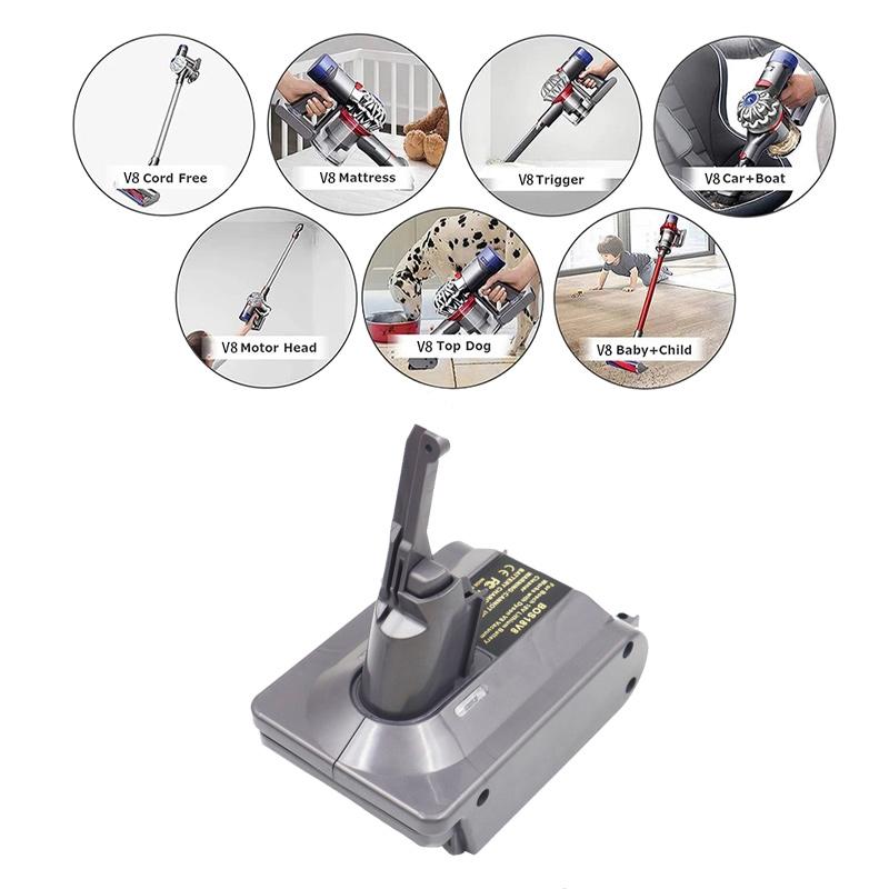 dawupine Adapter Converter BOS18V8 can Use For Bosch 18V Li-ion Battery BAT618 BAT609G on For Dyson V8 Series Vacuum Cleaner