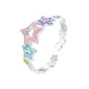 BAMOER 925 Sterling Silver Rainbow Heart Hoop Earrings Cute Dainty Candy Jewelry for Women Girls