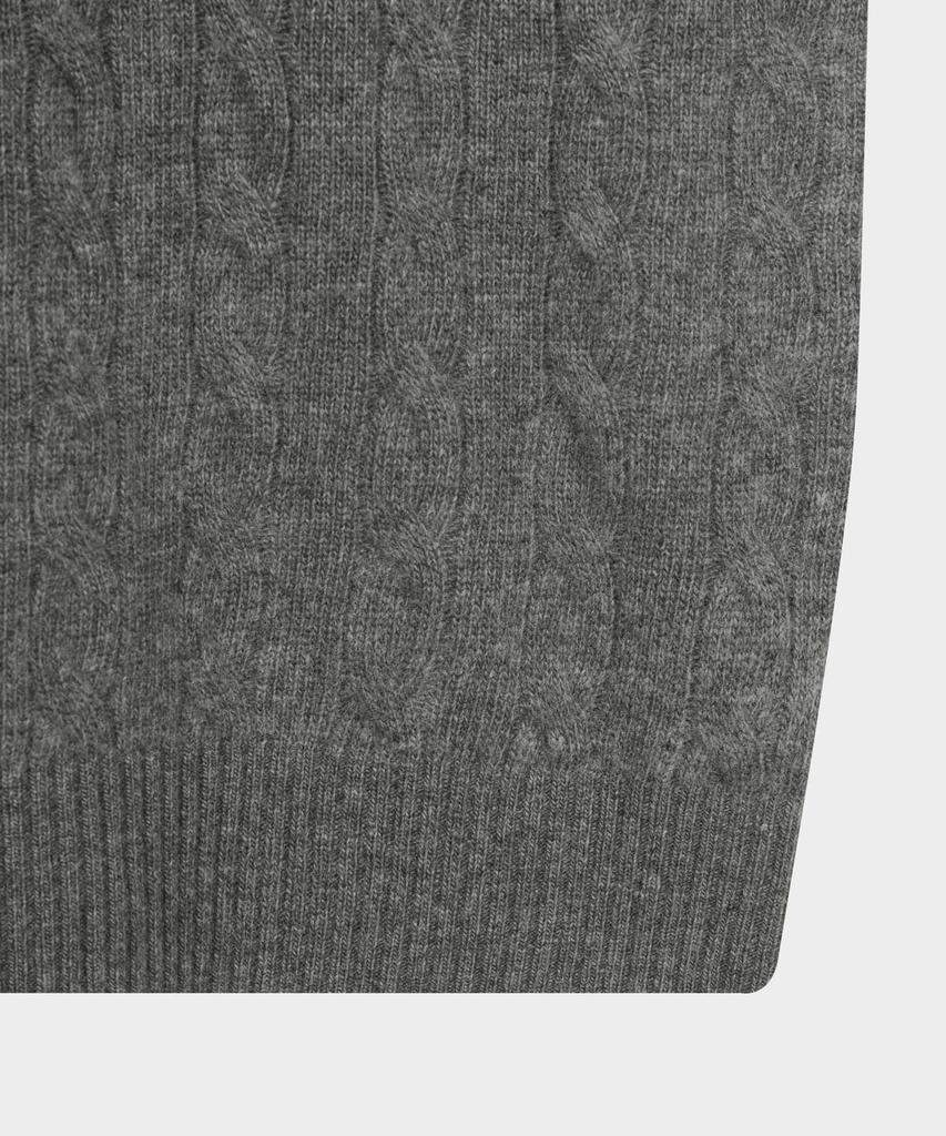 BROOKS BROTHERS Wool Cable Sweater (Grey) (Bbwrmbf401)