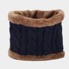 Autumn and Winter New Retro Twist Thickened Warm Hat Scarf Gloves Three-piece Hot-selling Cold-proof Set