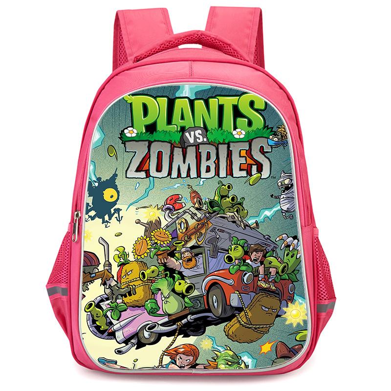 Plants Vs. Zombies Plants Vs. Zombies Anime Backpack Student Bag