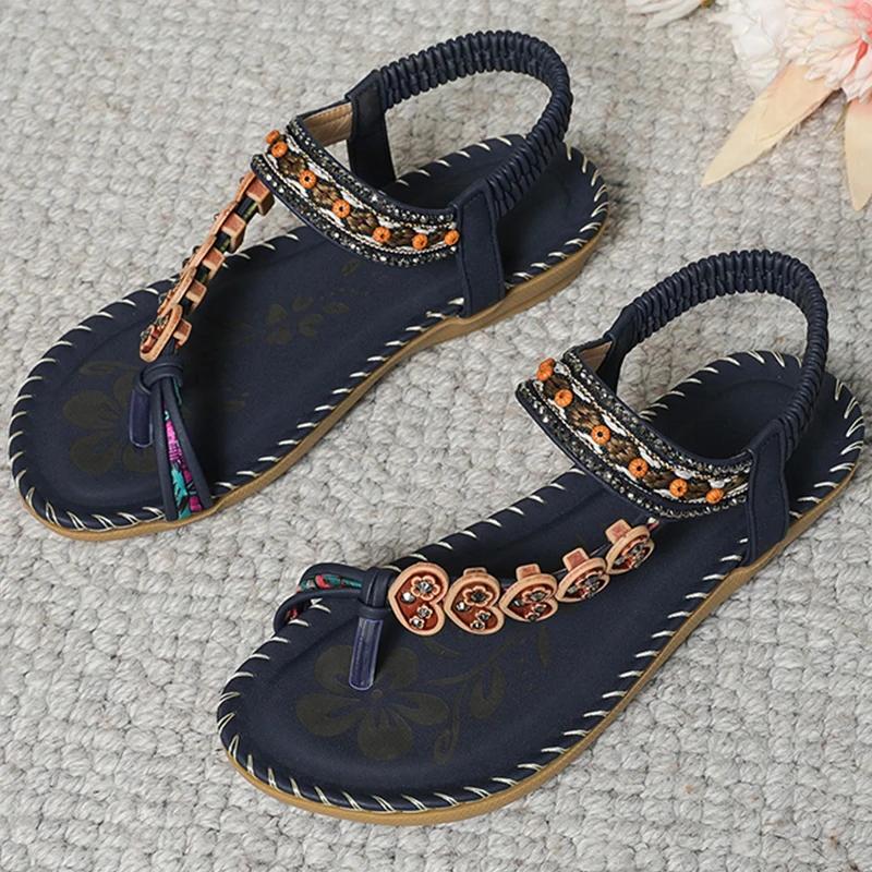 Fashion Women's Sandals Bohemia Style Sandals Summer New Shoes for Woman Flip Flops Beach Summer Shoes Women Low Heels Footwear