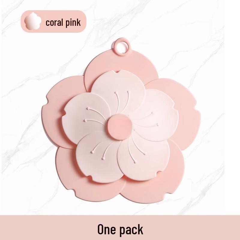 Cherry Blossom Toilet Silicone Seal: Insect-Proof, Deodorizing Floor Drain Cover