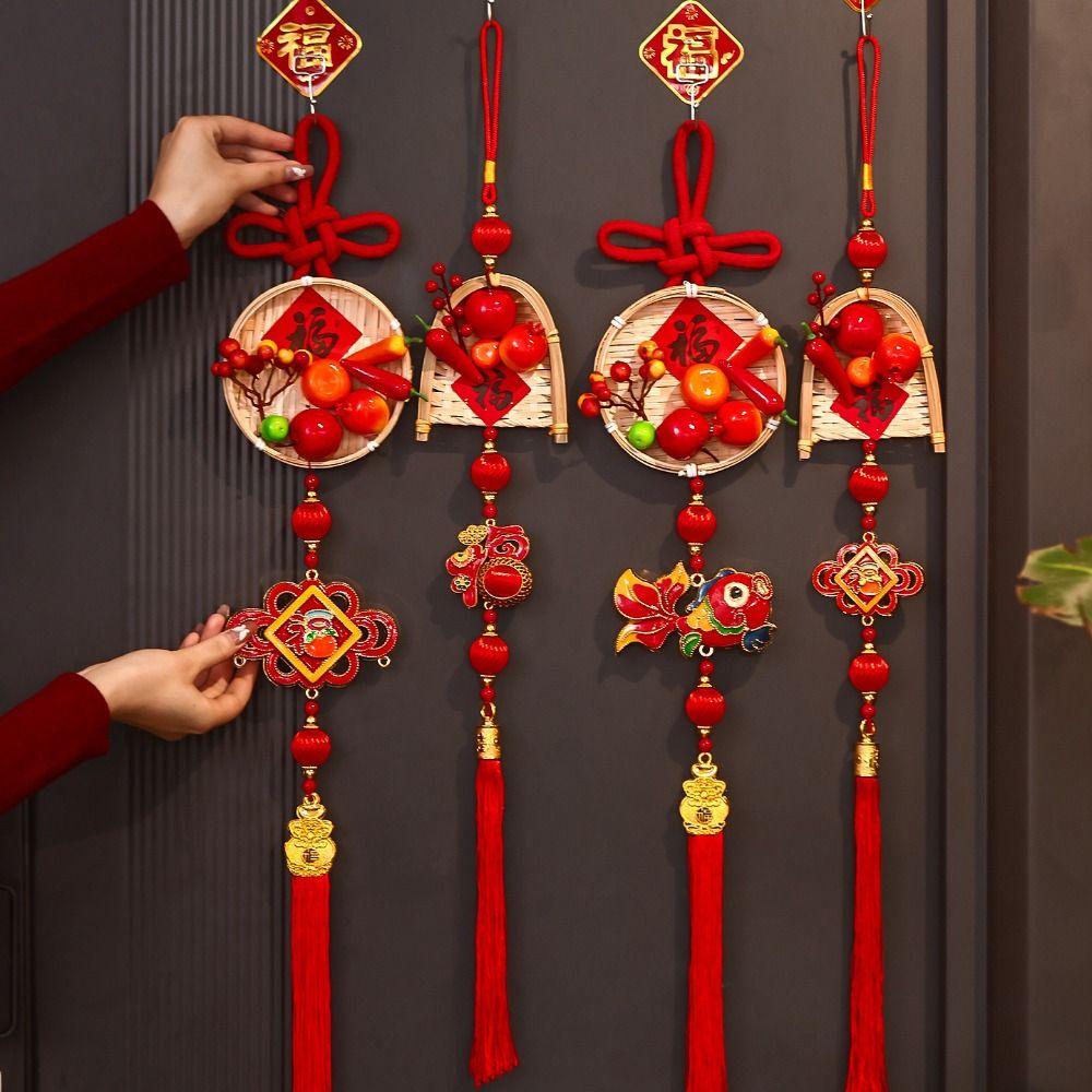 Tassel New Year Pendant Chinese Knot Wall Door Hanging Ornaments  New Year Gift