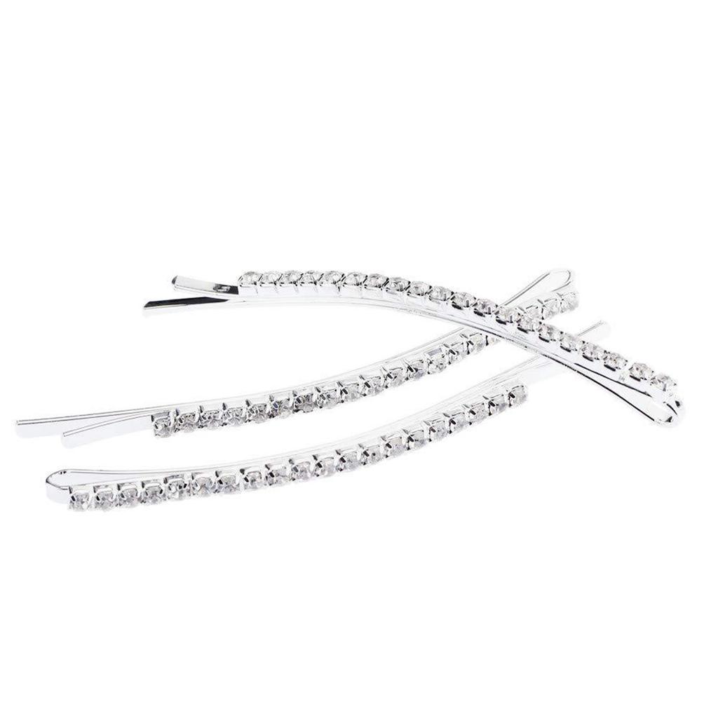 Soochat Rhinestone Pins Diamond Pins Crystal Hair Clips Decorations For Lady Women Girls