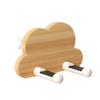 Wood Hair Dryer Rack Light Luxury Bathroom Wall-mounted Bracket Hair Dryer Hanger Air Drum Storage Rack Storage Rack