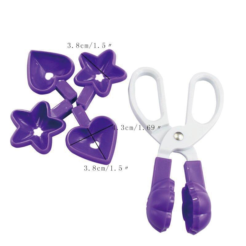 Ny 7 stk Lolly Pop Lollipop Mold Kokeverktøy Form Cookie Cutter Clip Kake Sjokolade Bakeform