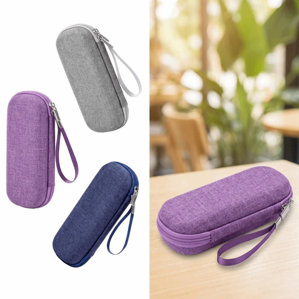 Pen Bag EVA Insulin Cooling Bag Waterproof Portable Glaciated Cold Storage Bag Dust-proof Solid Color Storage Bag Diabetes Care