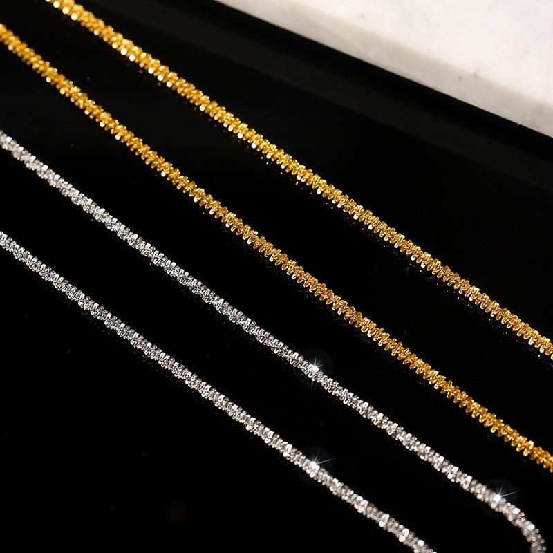 Popular Sparkling Clavicle Chain Choker Necklace Collar For Women Fine Jewelry Wedding Party Birthday Gift