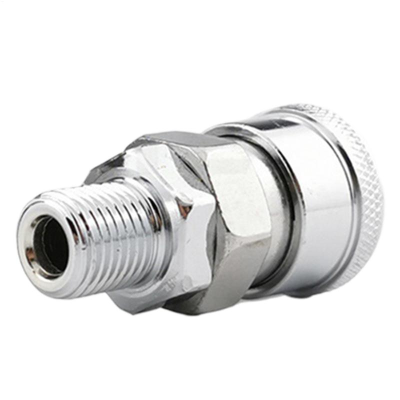 1PCS Air Compressor Hose Fittings Iron Pressure Resistance 1Mpa Pneumatic Air Tool Male and Female Plug Pneumatic Connector