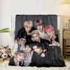 K-pop Group Poses Blanket Flannel Blanket for bed, sofa, Camping, Hiking, Picnic Essentials, gift for family Fan gifts
