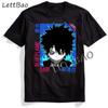 Vintage T Shirts O Neck Short Sleeve T Shirt Tees My Hero Academia