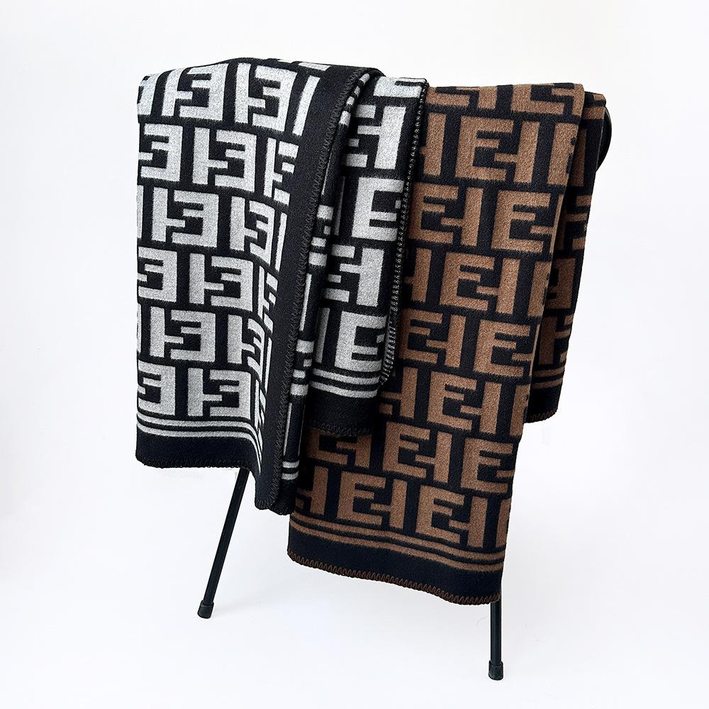 New high-end scarf versatile shawl wool thickened scarf thick warm autumn and winter versatile fashion shawl