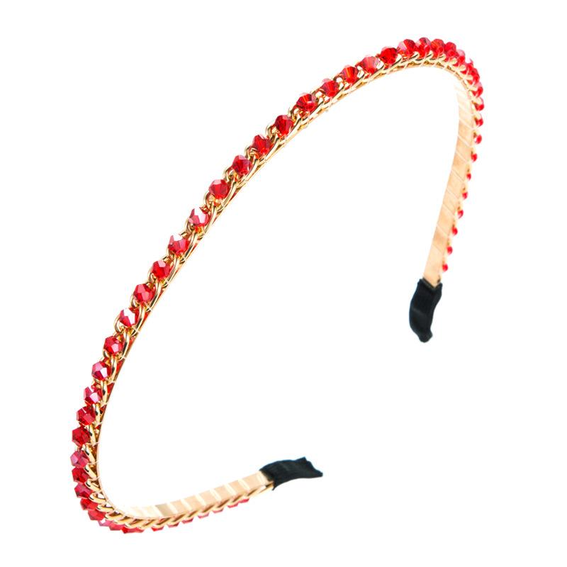 Women's Hairband Alloy Light Luxury Water Bit Hoop Shampoo Headwear