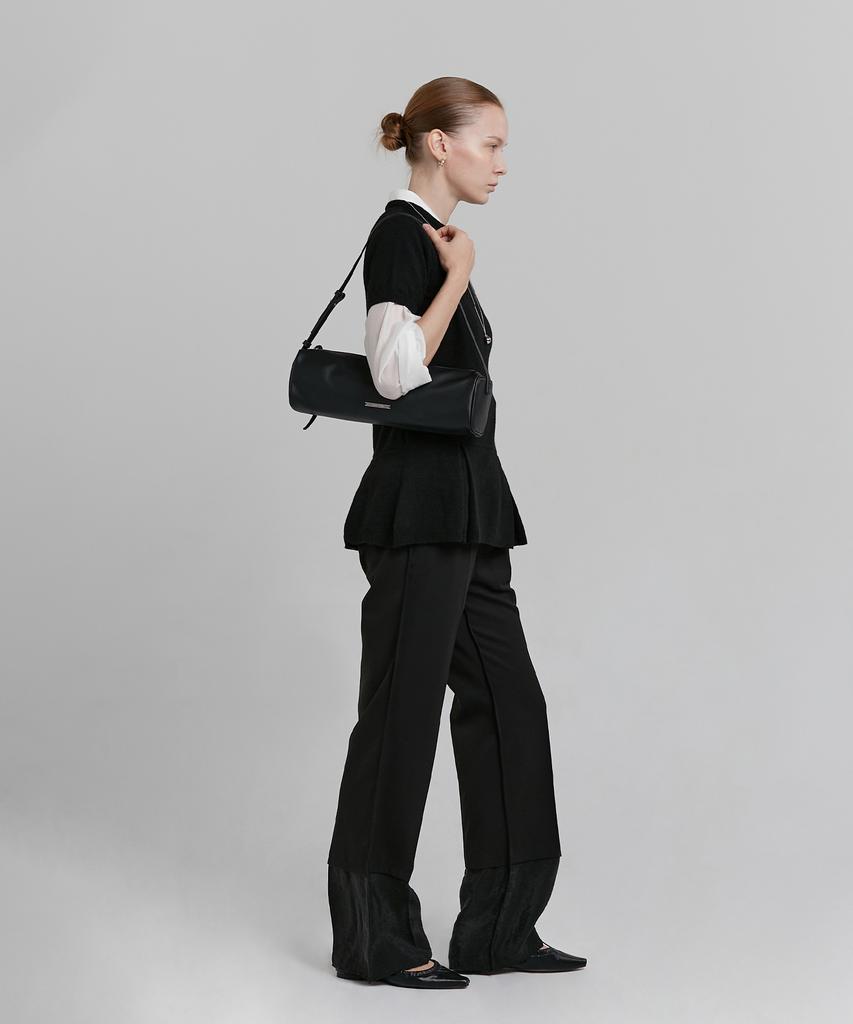 Loutaideu Layered Boots Cut Pants [Black]