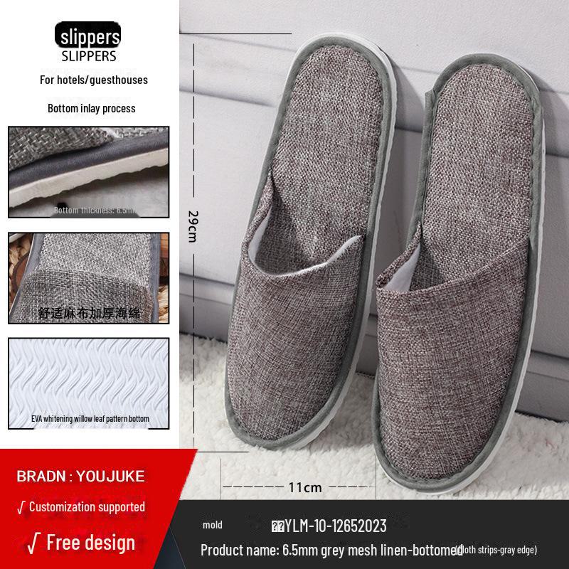Disposable Non-Slip Slippers for Hotels, Homestays, and Spas