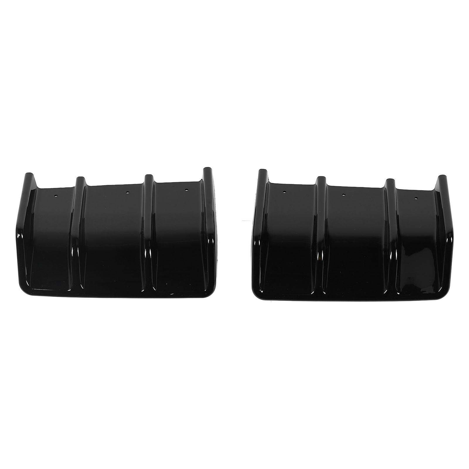 

1 пара Накладка на задний диффузор автомобиля Спортивный спойлер Защита от столкновений Глянцевый черный Накладка на задний бампер для BRZ ZD8 2021–2024