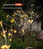 Solar LED Firework Garden Lights - Waterproof Outdoor Dandelion & Reed Decorative String Lights