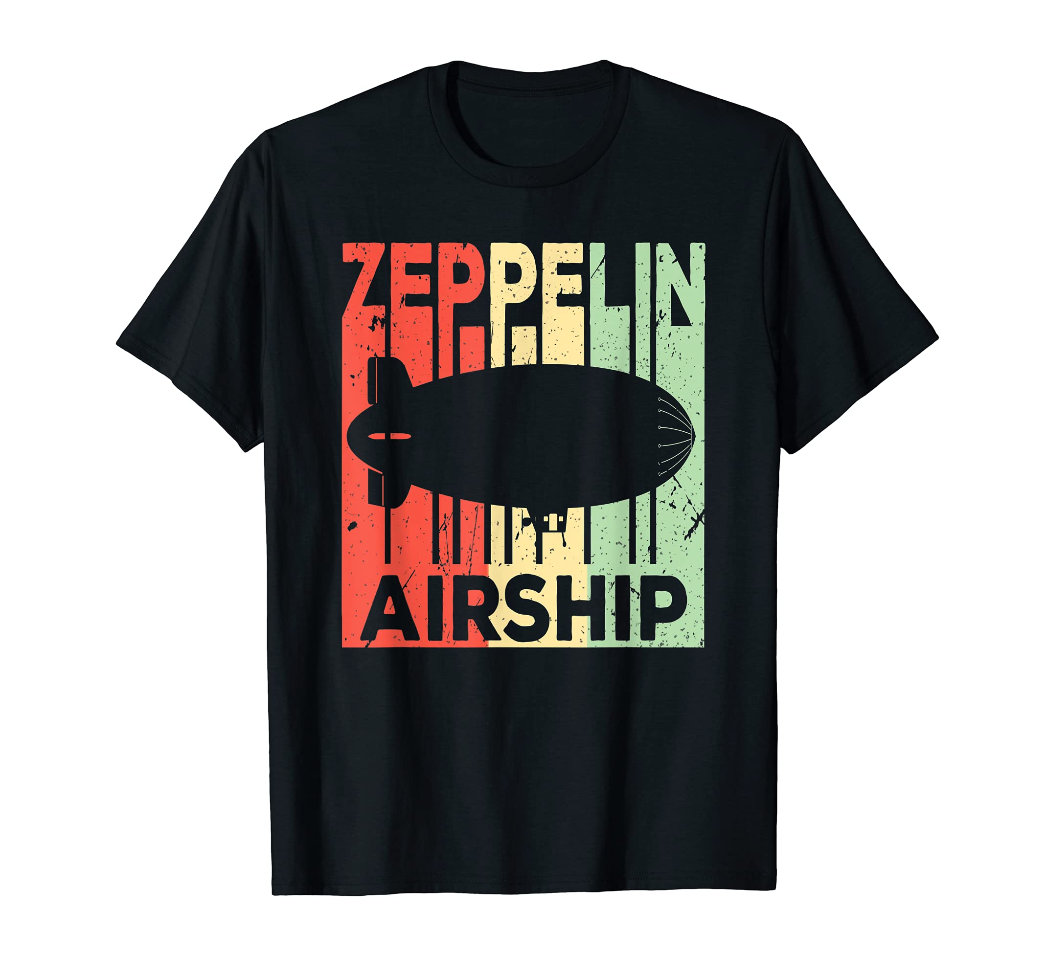 Винтажная футболка с дирижаблем Цеппелин