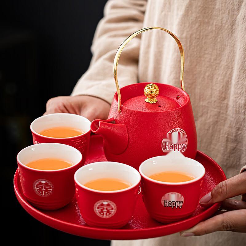 Ceramic Chinese Wedding Tea Set