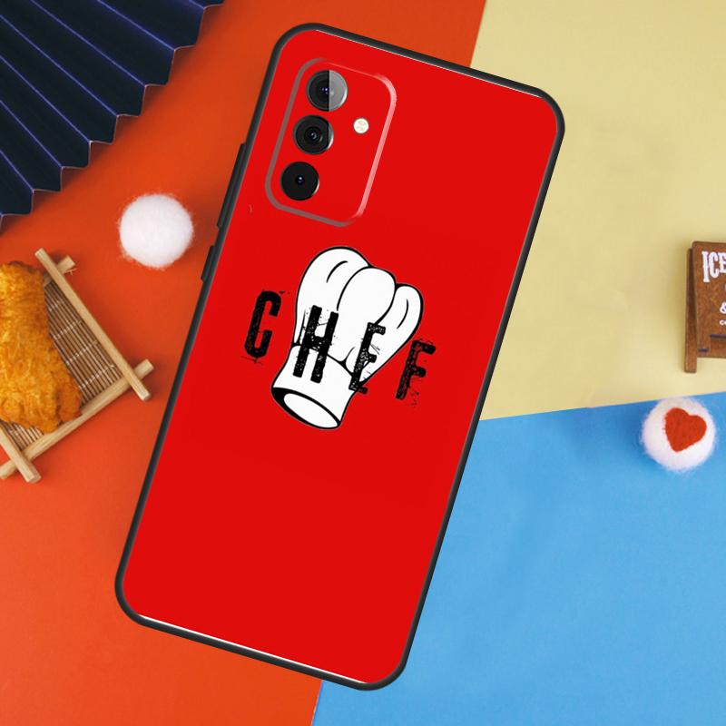 Love Baking Chef Knife Case For Samsung Galaxy A53 A33 A13 A54 A34 A14 A56 A36 A16 A06 A12 A32 A52 A35 A17 A15 A55